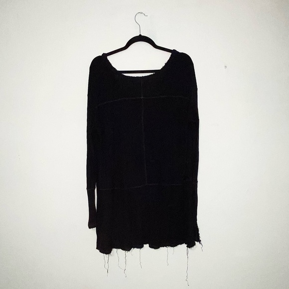 Free People Waffle Knit long Sleeve Top! - Picture 3 of 4